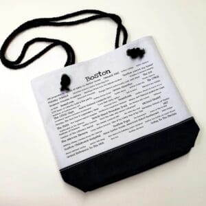 A bag with the word " nonfiction " written on it.