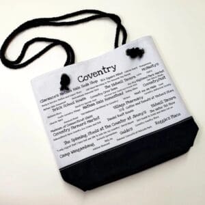 A bag with the word " country " written on it.