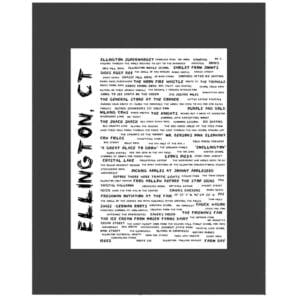 A black and white picture of the back cover of an article.