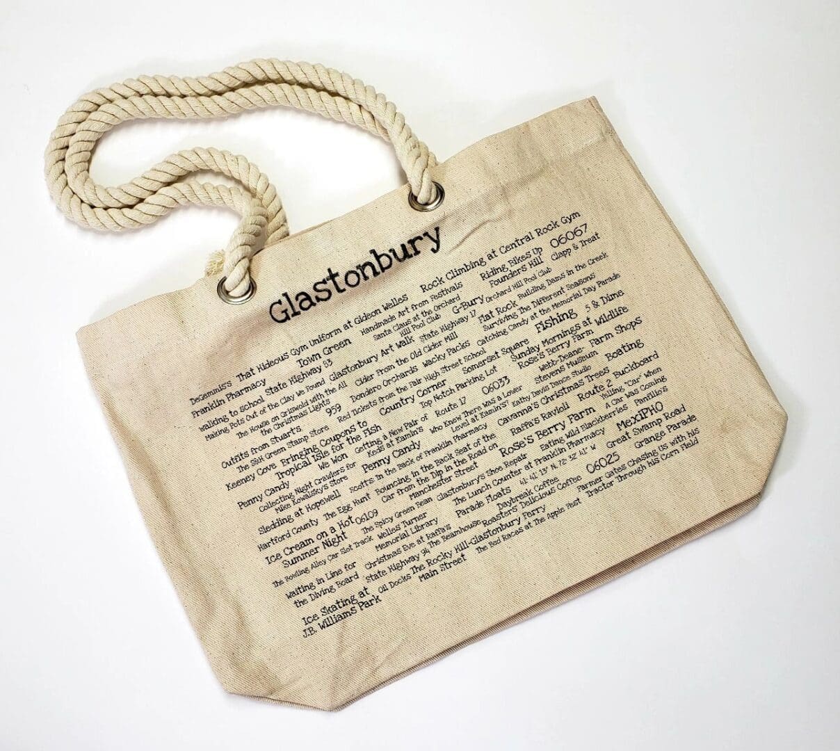 A bag with the word " dictionary " written on it.