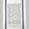 A white tea towel with the words new jersey diners written on it.