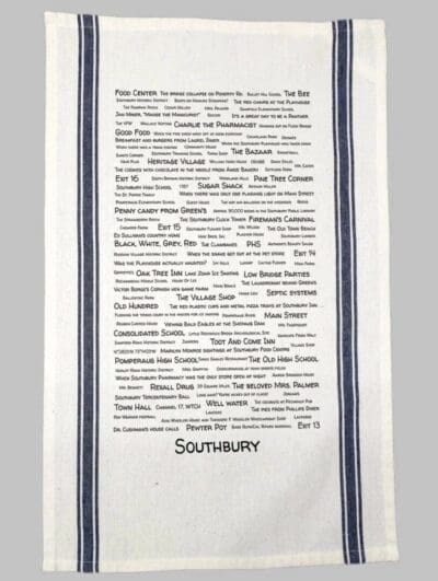 A towel with the words " soumuurty " written on it.