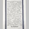 A towel with the words " the berliner " written on it.