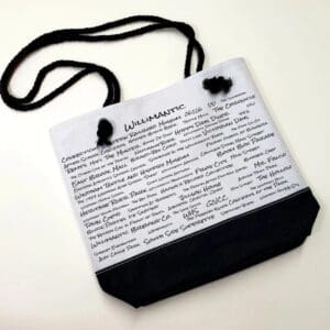 A bag with the words " declaration of independence ".