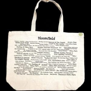 A bag with the names of people who have died in the past.