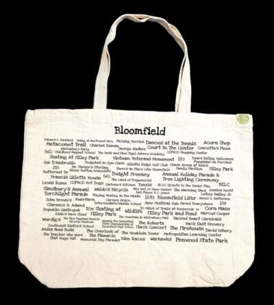 A bag with the names of people who have died in the past.