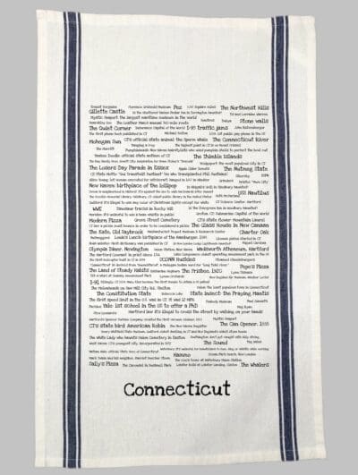 CONNECTICUT Townie Tea Towel