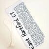 A white tie with the words east hartford ct written on it.