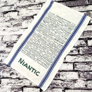 A close up of the word nantic on a paper