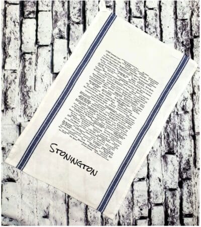 A towel with the name of st. Sebastian written in it