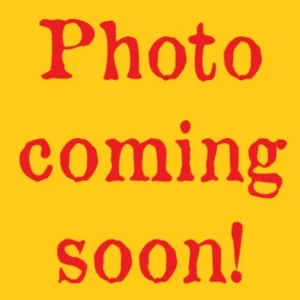 A yellow background with red text that says " photo coming soon !"