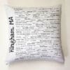 Hingham, MA Pride Pillow Cover
