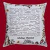 Giving Thanks Pillow Cover