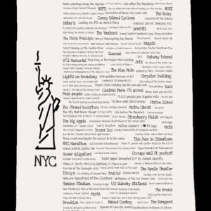 NYC Trivia Flour Sack Towel