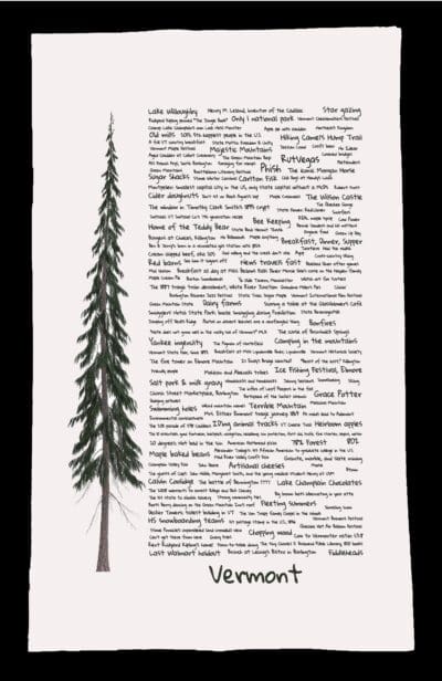 Vermont Trivia Flour Sack Towel