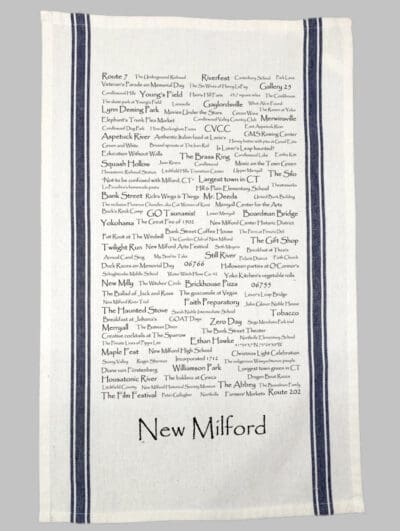 New Milford Townie Tea Towel