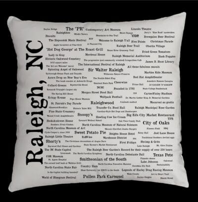 Raleigh Pride Pillow Cover