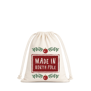 Small Christmas Reusable Cotton Gift Bag (13 designs)