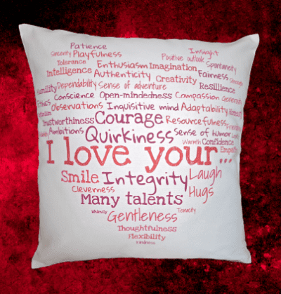 LOVE Pillow Cover