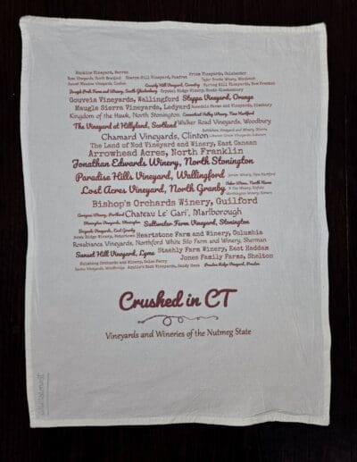 CT Wineries Tea Towel