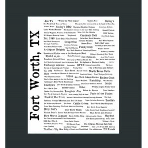 Fort Worth Pride Fabric Print