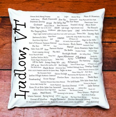 Ludlow, VT Pride Pillow Cover