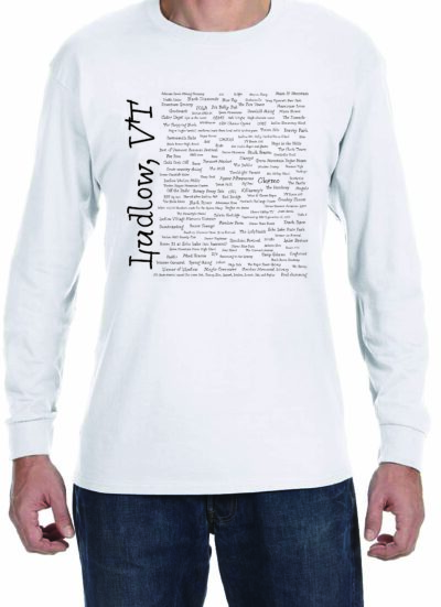 Ludlow, VT Pride Long Sleeve Cotton Tee