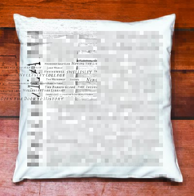 Wellesley, MA Pride Pillow Cover
