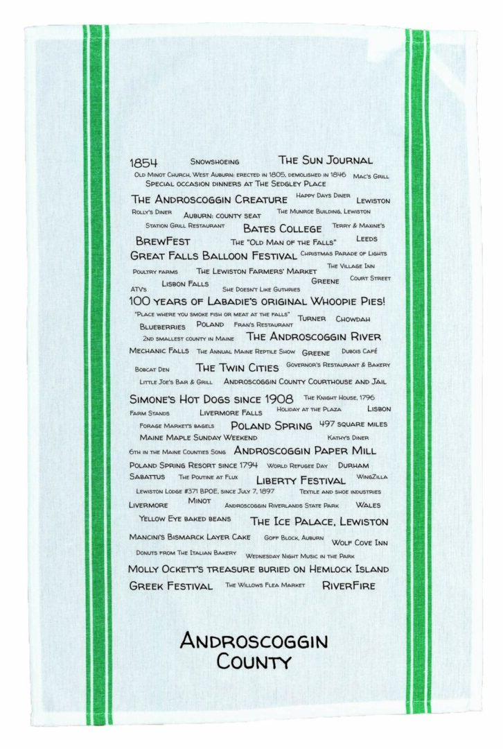 Androscoggin County Pride Tea Towel - Image 3