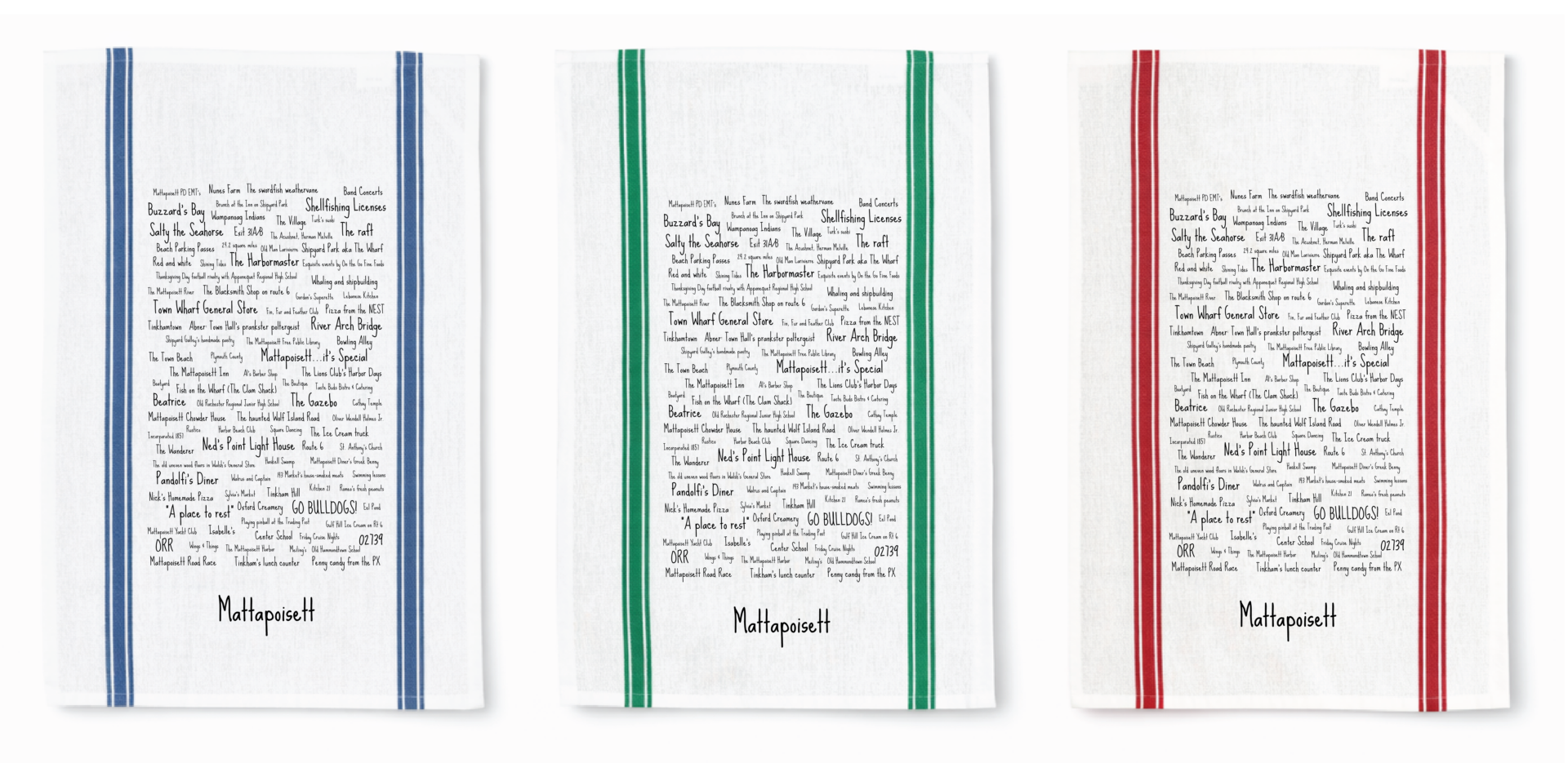 Mattapoisett Pride Tea Towel - Image 2