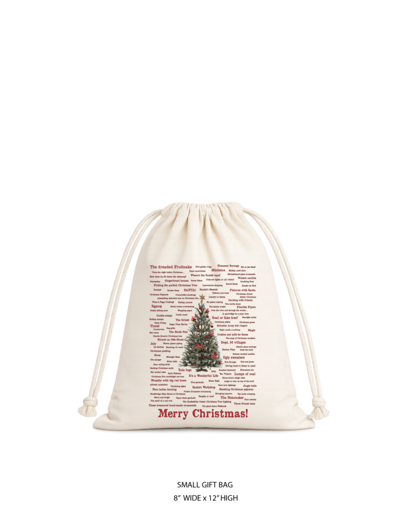 Christmas Memories Cotton Gift Bag Set - Image 4