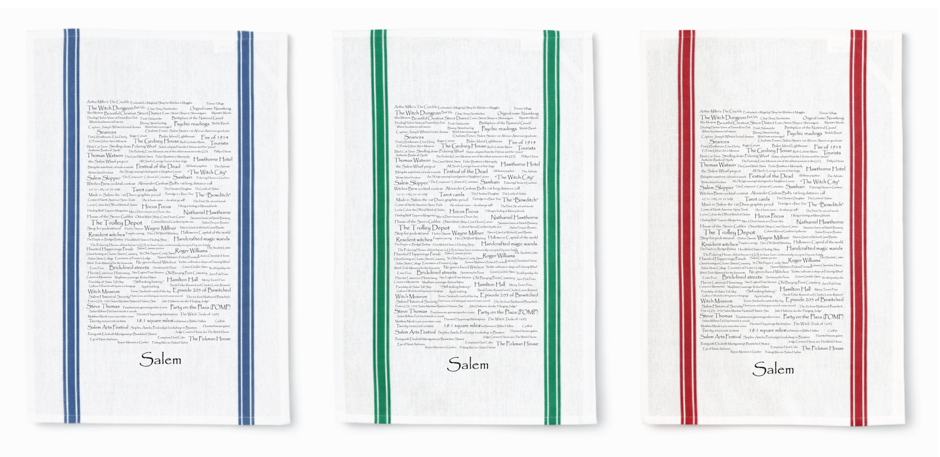 Salem, MA Pride Tea Towel - Image 3
