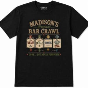 Madison's Bar Crawl Short Sleeve Cotton Tee
