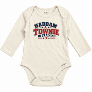 Haddam Townie in Training Baby Onesie
