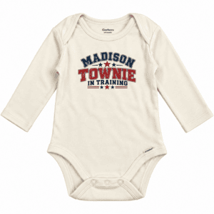 Madison Townie in Training Baby Onesie