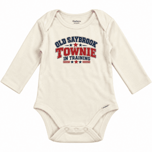 Old Saybrook Townie in Training Baby Onesie