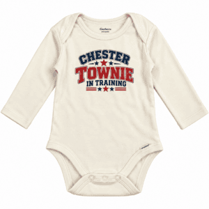 Chester Townie in Training Baby Onesie